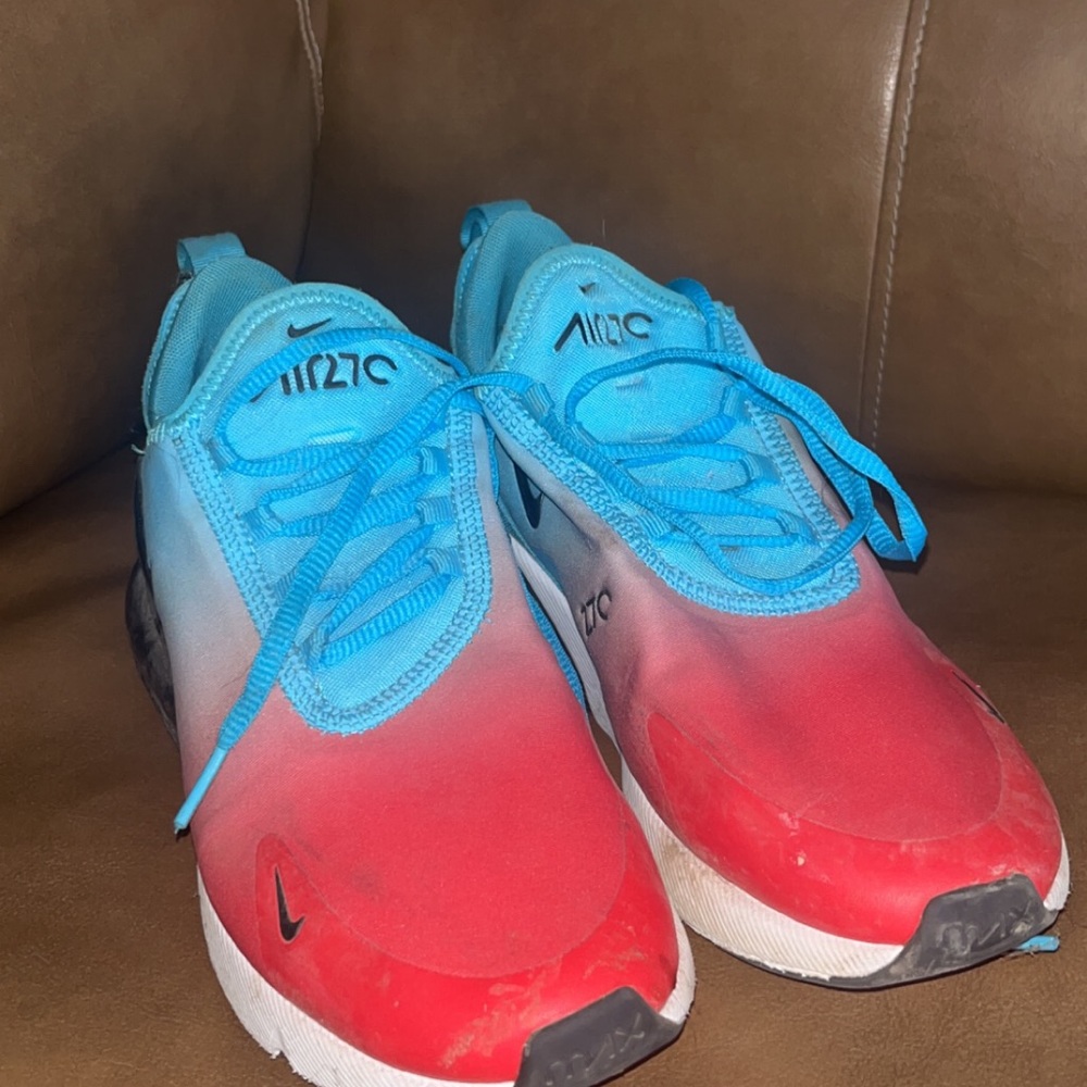 Size 6.5 Nike Red and Blue Sneakers